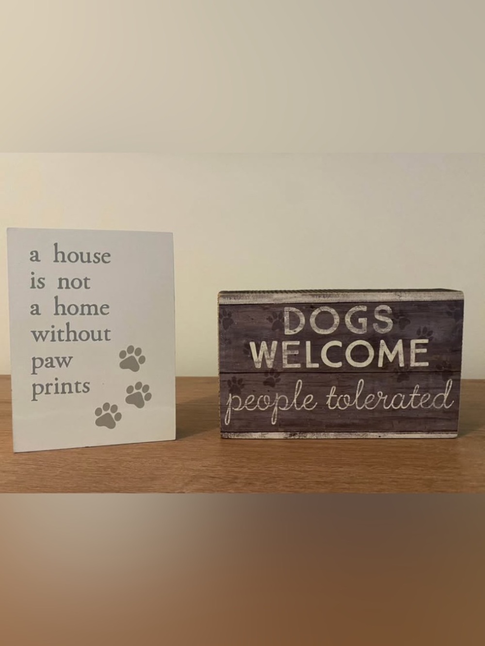 Dog Decorative Wooden Signs